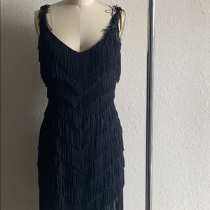 SOLD: Vintage 1920s Flapper Fringe Dress